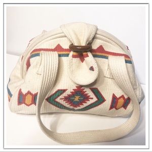 100% cotton hobo tribal purse large
